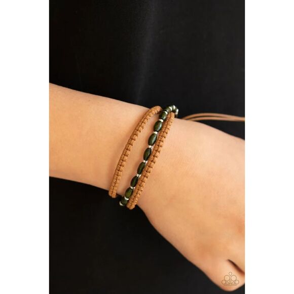 Refreshingly Rural Green Bracelet (125) - Picture 1 of 2